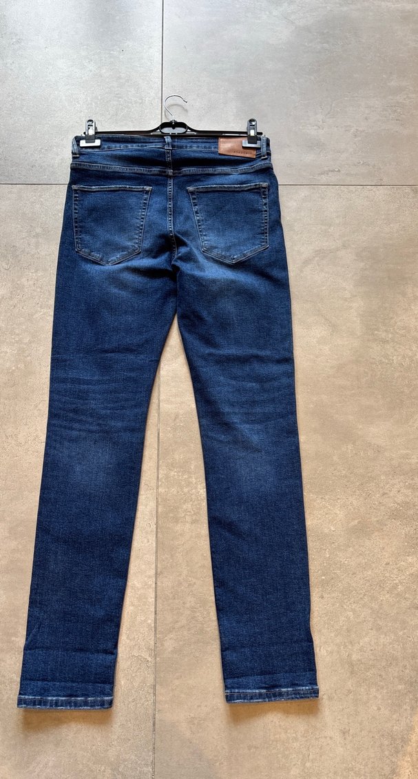 Mavi Parlak Regular Fit erkek Kot Pantolon - Görsel 4