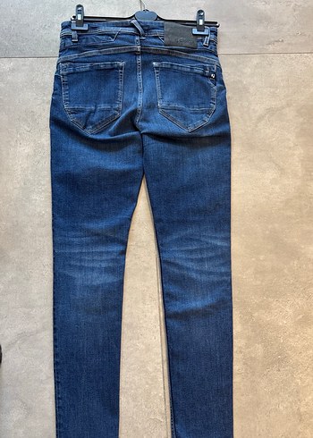 Erkek Lacivert Regular Fit Denim Jean - Görsel 4