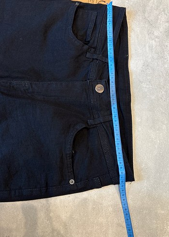 Erkek siyah Regular Fit Denim Pantolon - Görsel 3