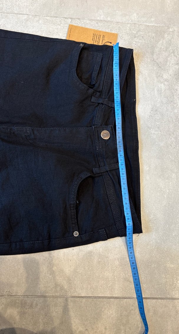 Erkek siyah Regular Fit Denim Pantolon - Görsel 3