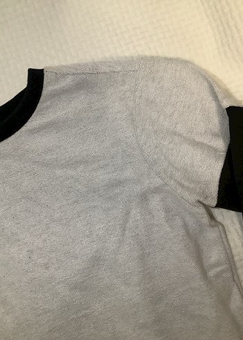 Beyaz Siyah Sweatshirt - Görsel 2