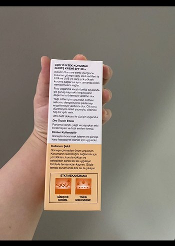 Bioxcin Yüksek Koruma SPF 50+ Güneş Kremi - Görsel 2