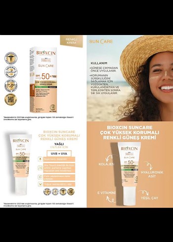 Bioxcin Yüksek Koruma SPF 50+ Güneş Kremi - Görsel 3