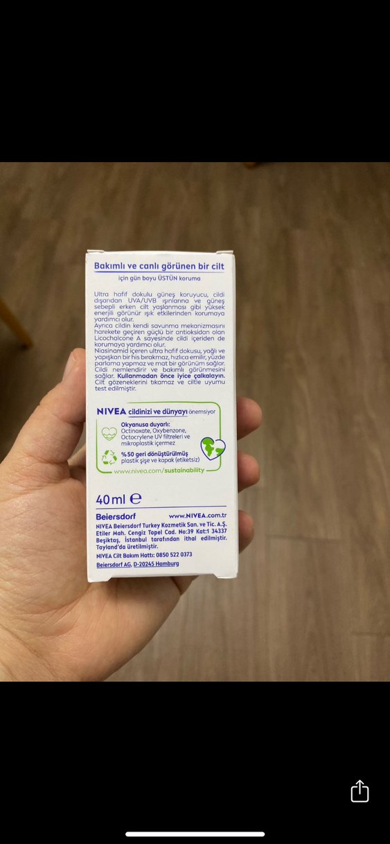 Nivea Sun Yüz İçin SPF 50+ Ultra Hafif Krem - Görsel 2