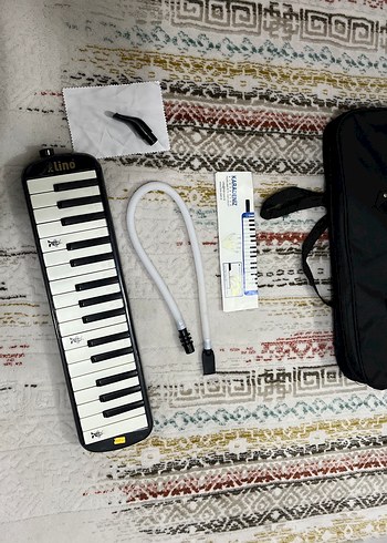 Siyah Baskılı Bebek Çantası Lino - Görsel 2