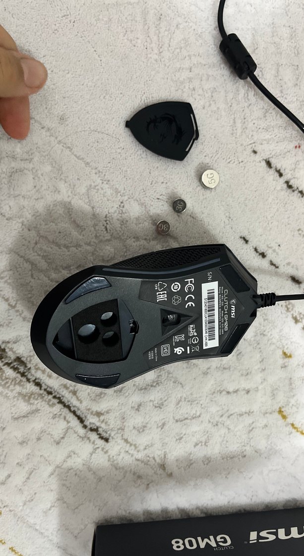 Kablolu Siyah GM08 Oyuncu Mouse - Görsel 3