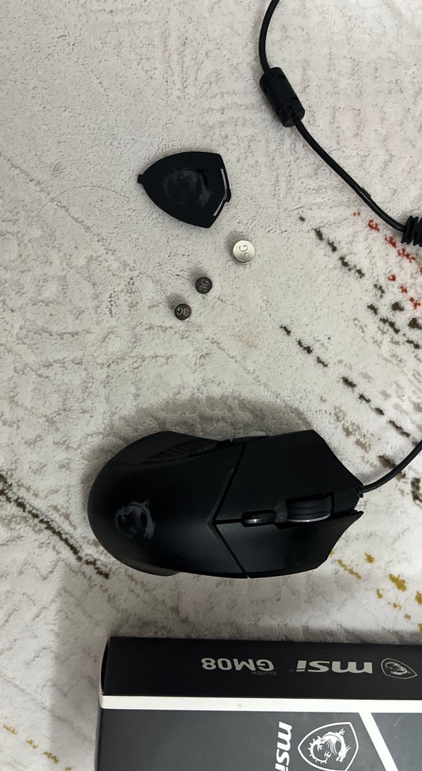 Kablolu Siyah GM08 Oyuncu Mouse - Görsel 2