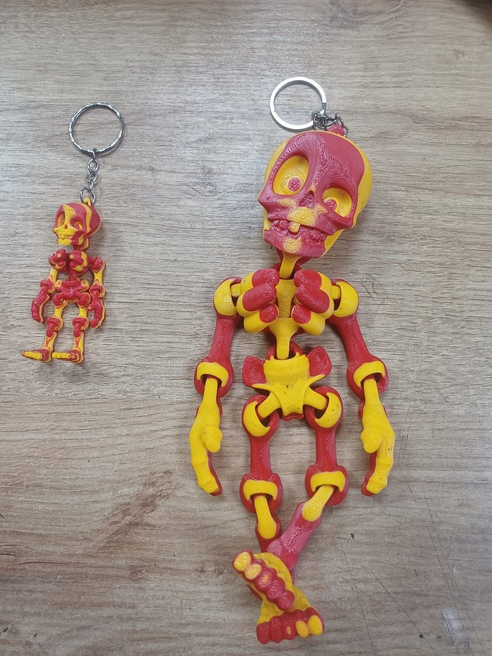 Renkli İskelet Anahtarlık Seti - Görsel 5