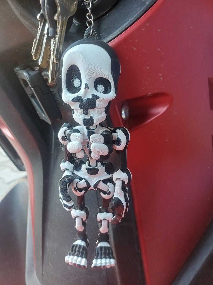 Renkli İskelet Anahtarlık Seti - Görsel 2