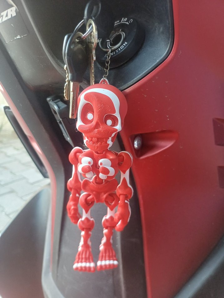 Renkli İskelet Anahtarlık Seti - Görsel 4