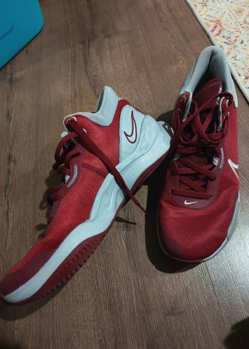 Bordo Gri Nike Basketbol Ayakkabısı - Görsel 2
