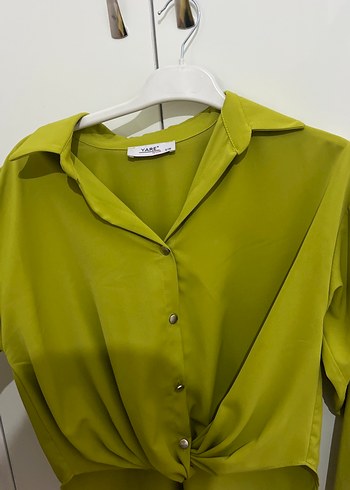Yağ yeşili gömlek - Görsel 3