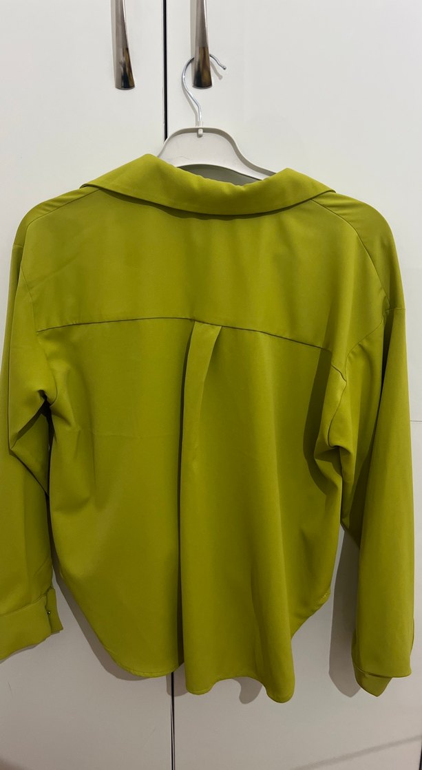 Yağ yeşili gömlek - Görsel 2