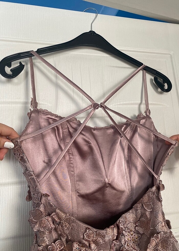 Kısa mezuniyet elbisesi- abiye - Görsel 4