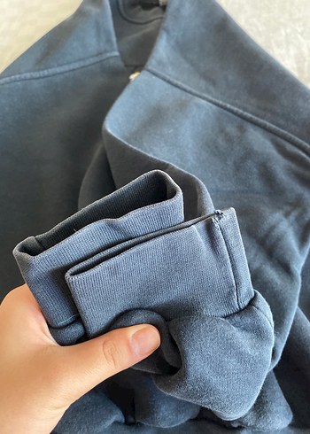 Bershka Gri Baskılı vintage Kadın Sweatshirt