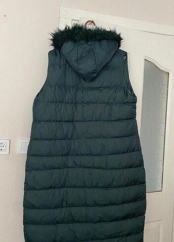 xl Beden yeşil Renk Uzun şişme yelek