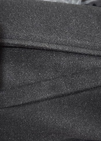 Kadın Siyah uzun kaban - Görsel 3