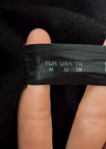 Kadın Siyah uzun kaban - Görsel 5