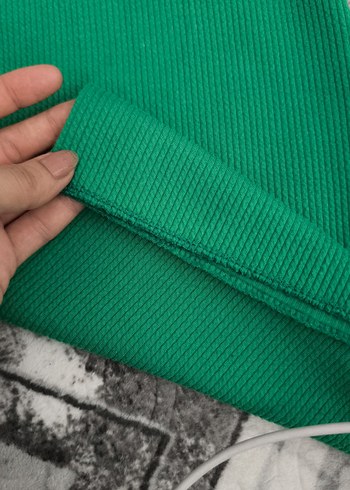 Zara Yeşil Kadın Triko Kumaş Pantolon