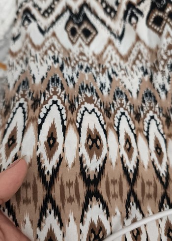 Trendyol & Milla desenli kumaş pantolon