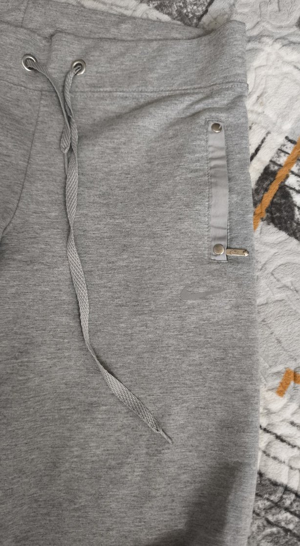 Gri Bol Kesim Kadın Eşofman Altı - Görsel 2