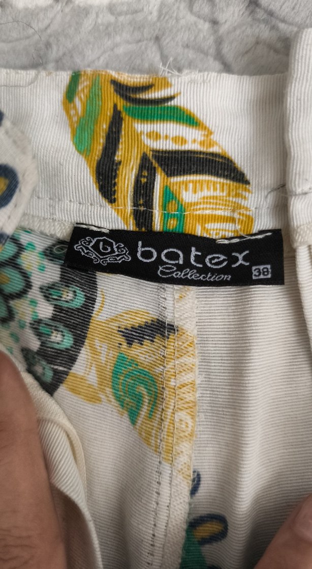 Bohem Çok Renkli Baskılı Kadın Kumaş Pantolon - Görsel 5