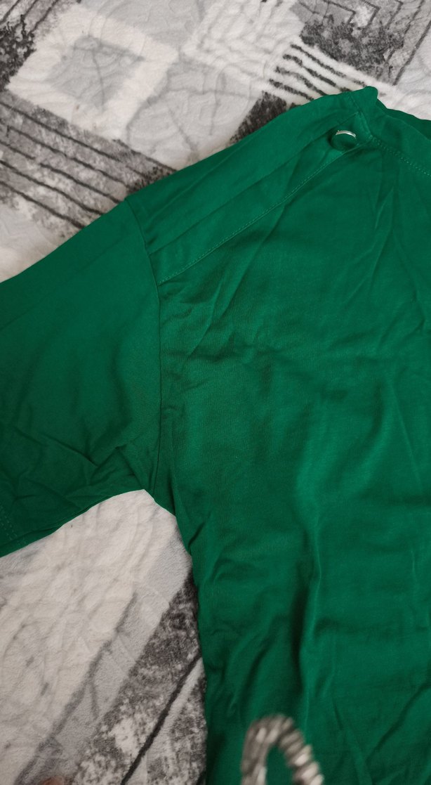 Yeşil Kısa Kollu Tişört - Görsel 4