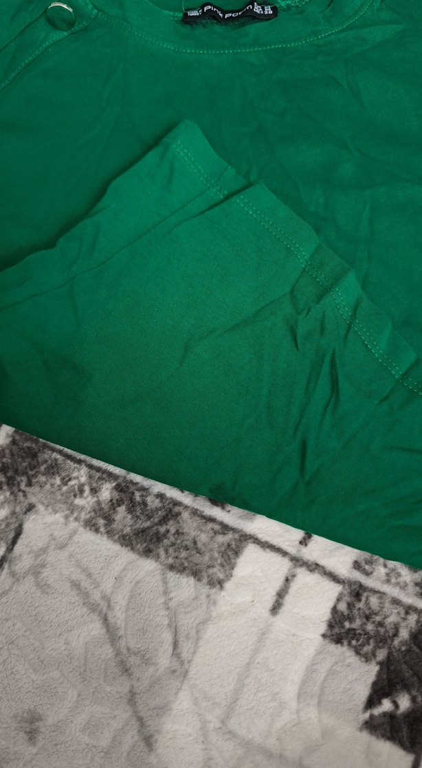 Yeşil Kısa Kollu Tişört - Görsel 5