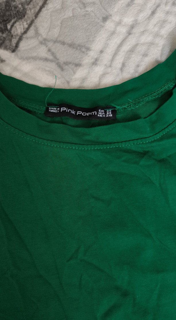 Yeşil Kısa Kollu Tişört - Görsel 3