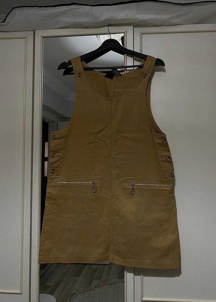 Kısa Salopet Elbise - Görsel 2