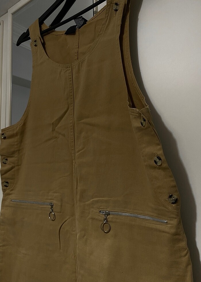 Kısa Salopet Elbise - Görsel 3