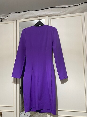 Mor Şık Elbise - Görsel 7
