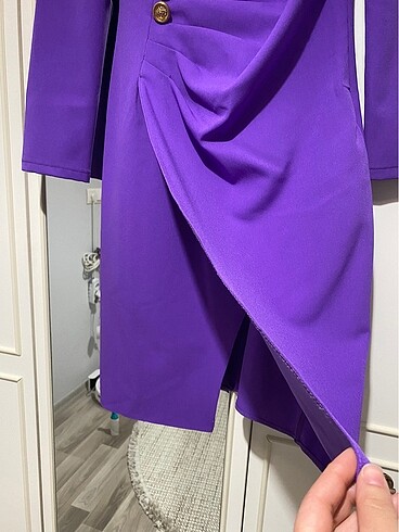 Mor Şık Elbise - Görsel 5