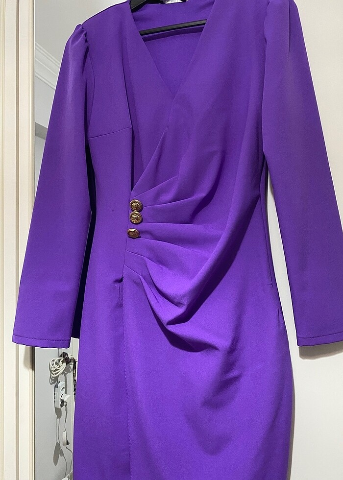 Mor Şık Elbise - Görsel 2