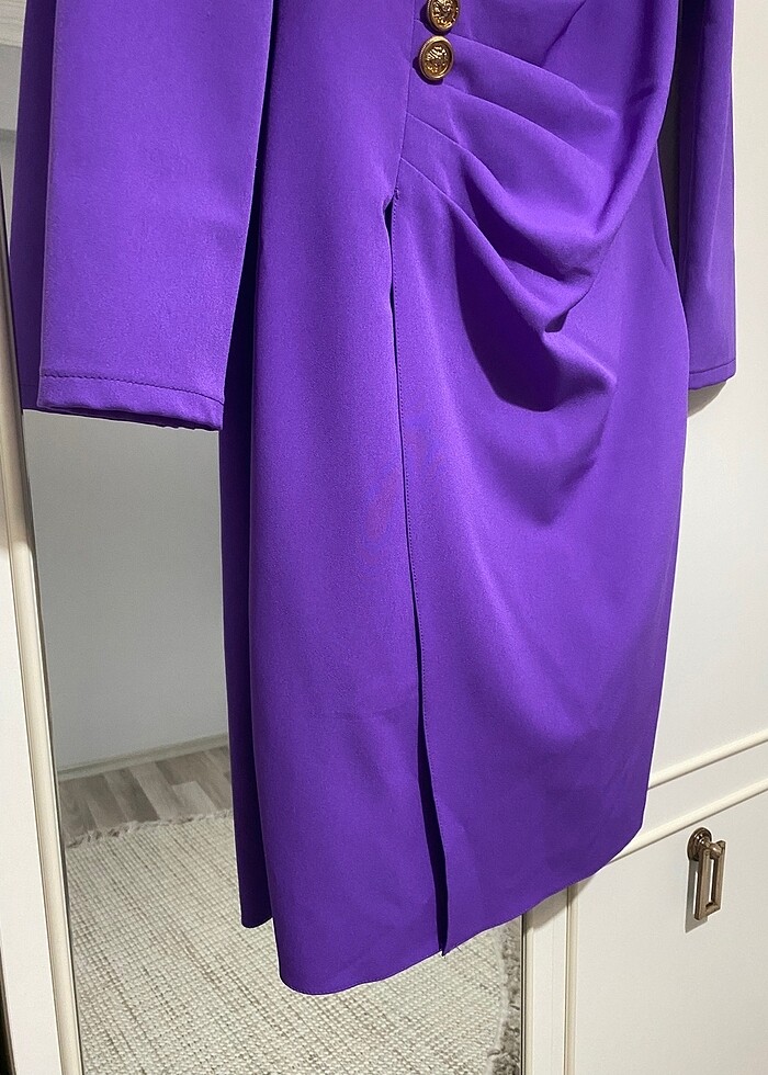 Mor Şık Elbise - Görsel 4