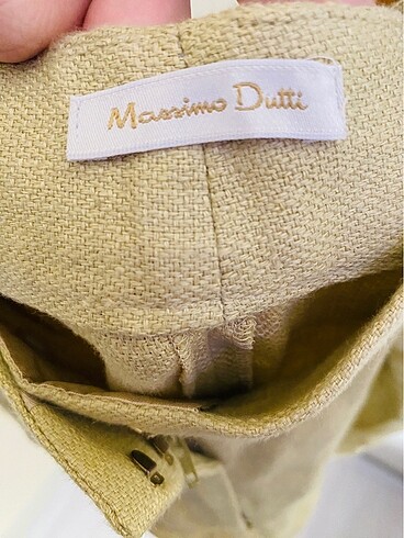 xs Beden Massimo Dutti Keten Palazzo