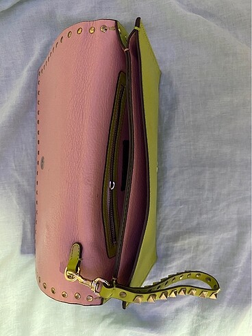  Beden yeşil Renk Valentino Garavani Rockstud Clutch