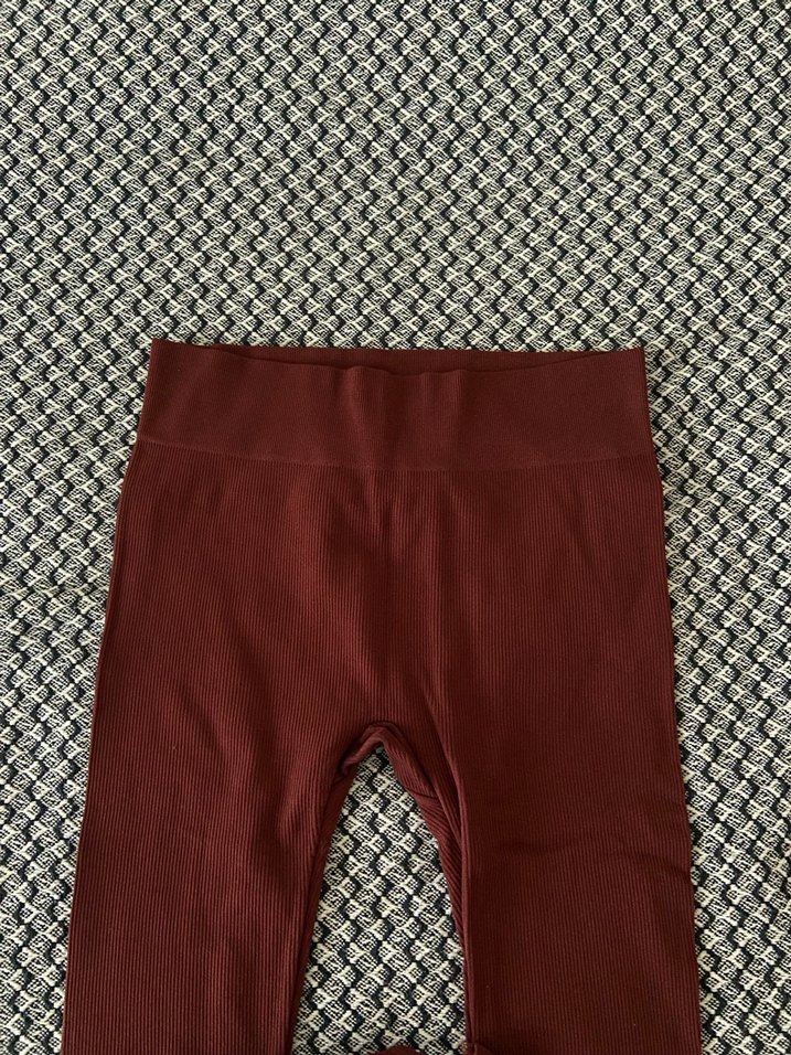 Fitilli Tayt Ve Crop Takımı - Görsel 3