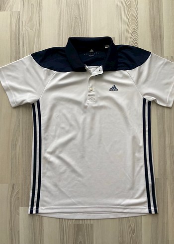 Adidas Beyaz Lacivert Polo Tisort