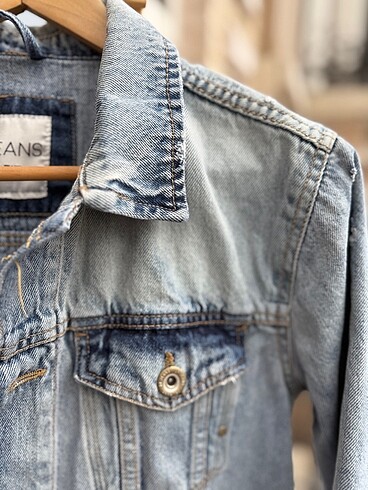 s Beden mavi Renk Defacto Jeans ceket