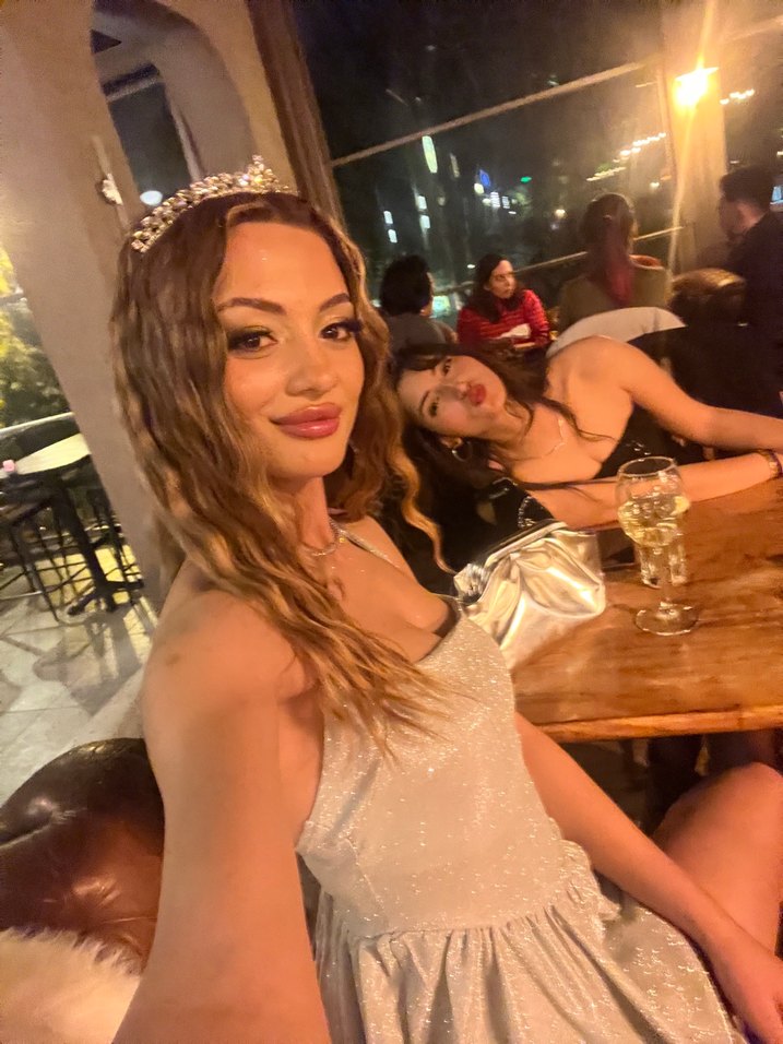 Payetli Gri Mini Abiye Elbise - Görsel 3