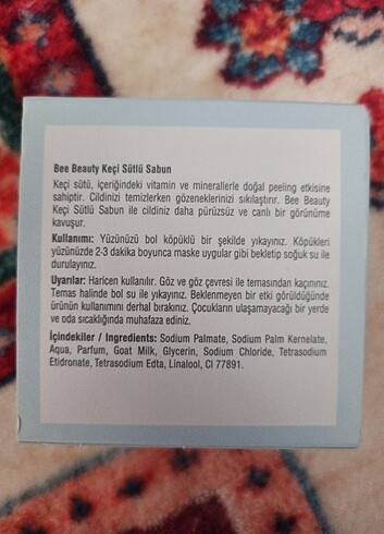 Bee Beauty Sıfır bee beauty keçi sütlü sabun