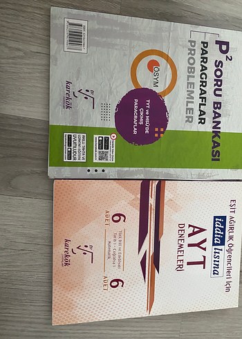 Karekök yayınları eşit ağırlık deneme sınavı ve paragraf problem