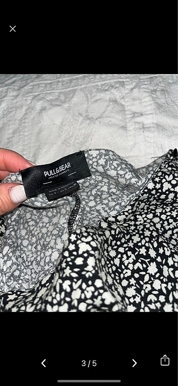 Pull and Bear Pull&Bear çiçekli şort etek