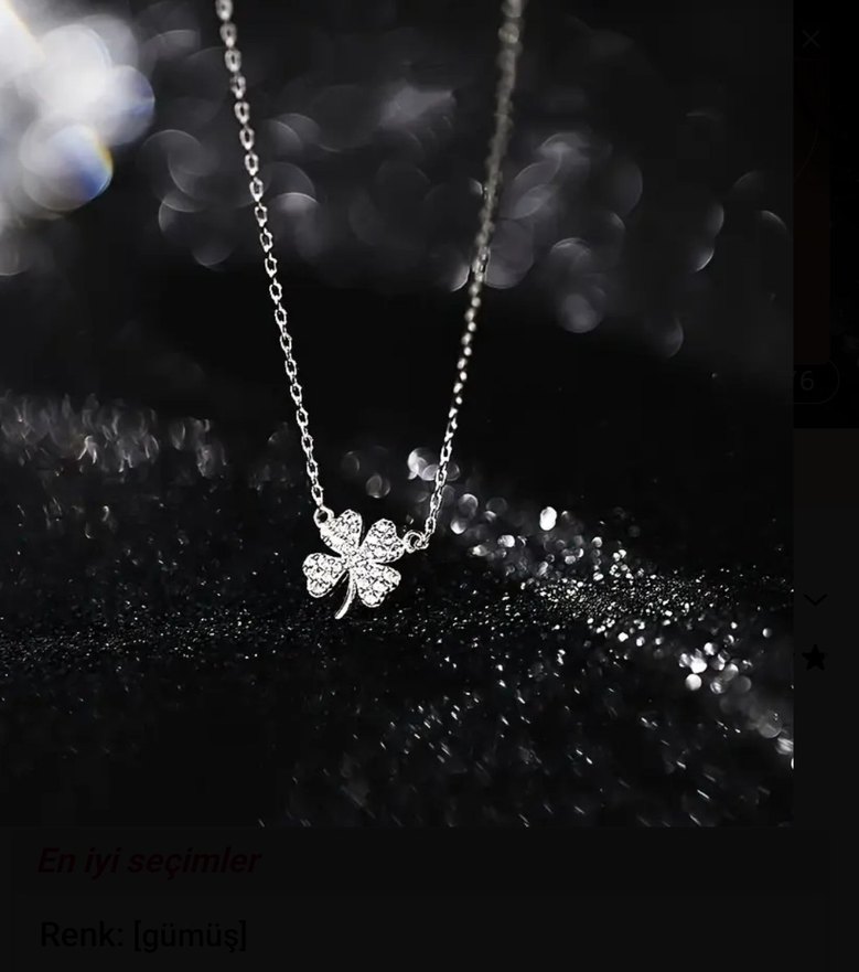 Minimalist Beyaz Pullu Midi Kolye - Görsel 3