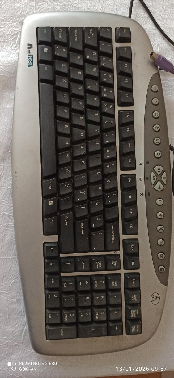 Gri Çok Fonksiyonlu Klavye - Görsel 2