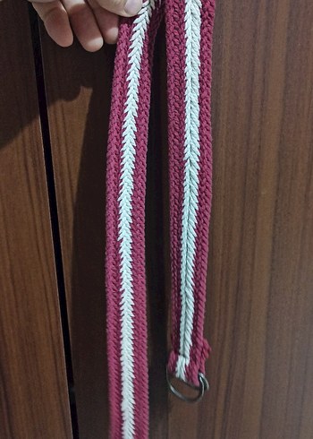 Bordo Nakışlı Renkli Yoga Kayışı - Görsel 2