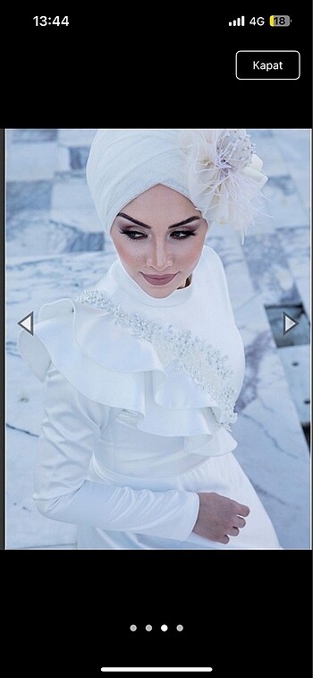 42 Beden Gamze Özkul Nikah Elbisesi
