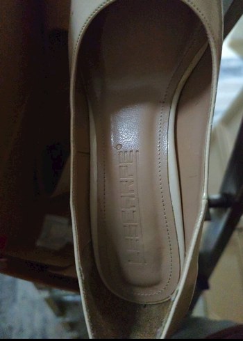 37 Beden sandra lescarpe krem Rugan Stiletto Topuklu Kadın Ayakkabı