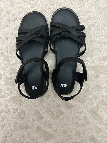 34 Beden siyah Renk H&M Çocuk Sandalet